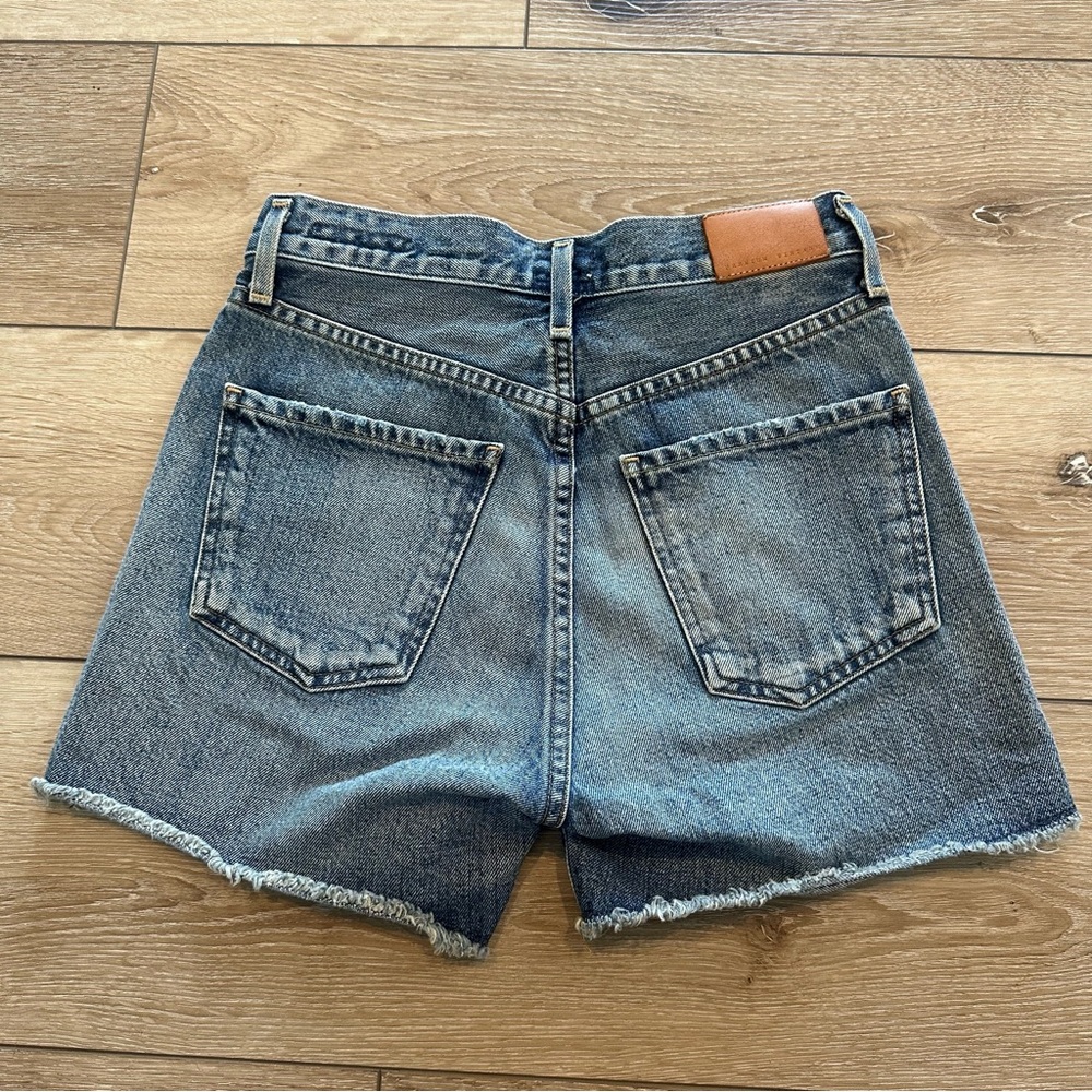 Citizens of Humanity Denim Shorts Nikki High Rise Blue Denim 24 Summertime Blues